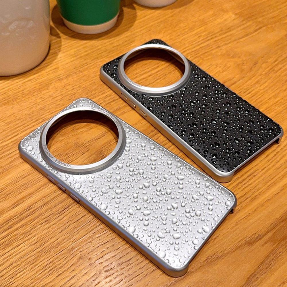 For VIVO X200 Pro Mini X100 X200S Ultra Case Raindrop Pattern Phone PC Hard Shell Protective Luxury Shockproof Bumper Back Cover