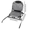 Folding Kayak Seat Portable Foldable with Back Support Boat Seat for Stand Up Paddle Board Fishing Rafting Travel Kayaking
