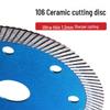 Ultra-thin 105mm Diamond Saw Blade for Ceramic, Marble & Vitrified Tiles - Fits Angle Grinders