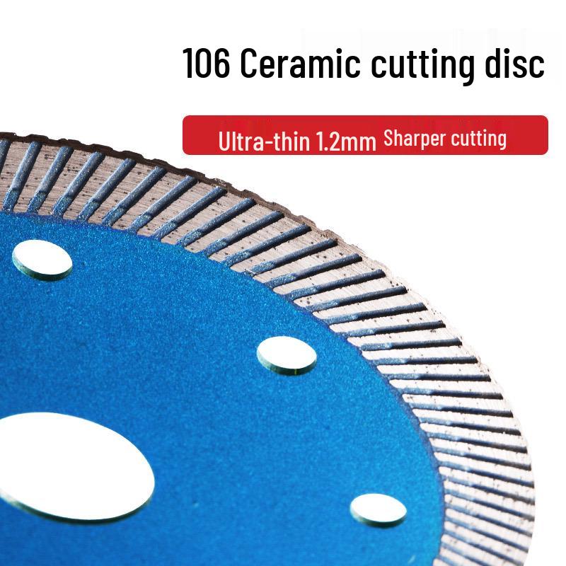 Ultra-thin 105mm Diamond Saw Blade for Ceramic, Marble & Vitrified Tiles - Fits Angle Grinders