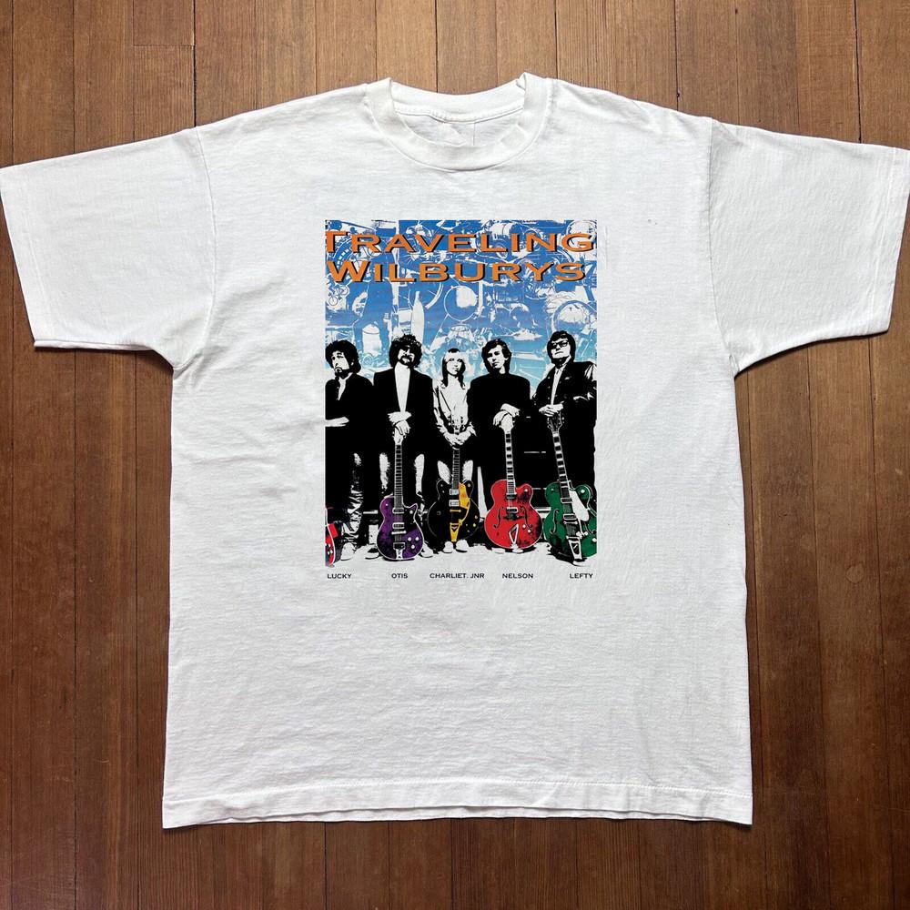 Traveling Wilburys White T-Shirt Cotton Full Size Unisex S-5XL Unisex T-Shirt XXXXL