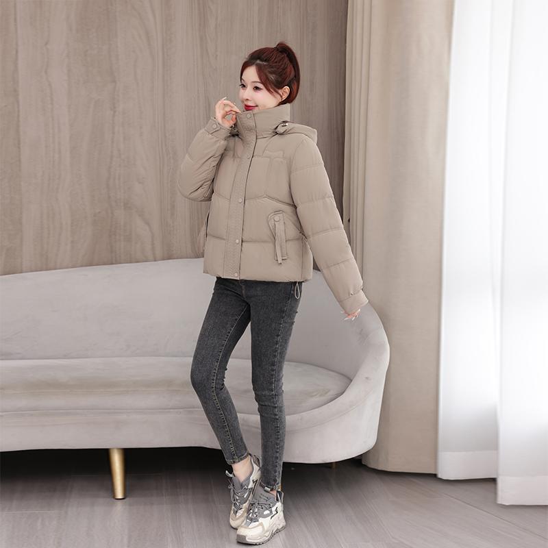 Autumn Winter Thicken Warm Parka Women Casual Sweety Solid Color Big Pocket Loose Long Hooded Coat Jackets Outwear