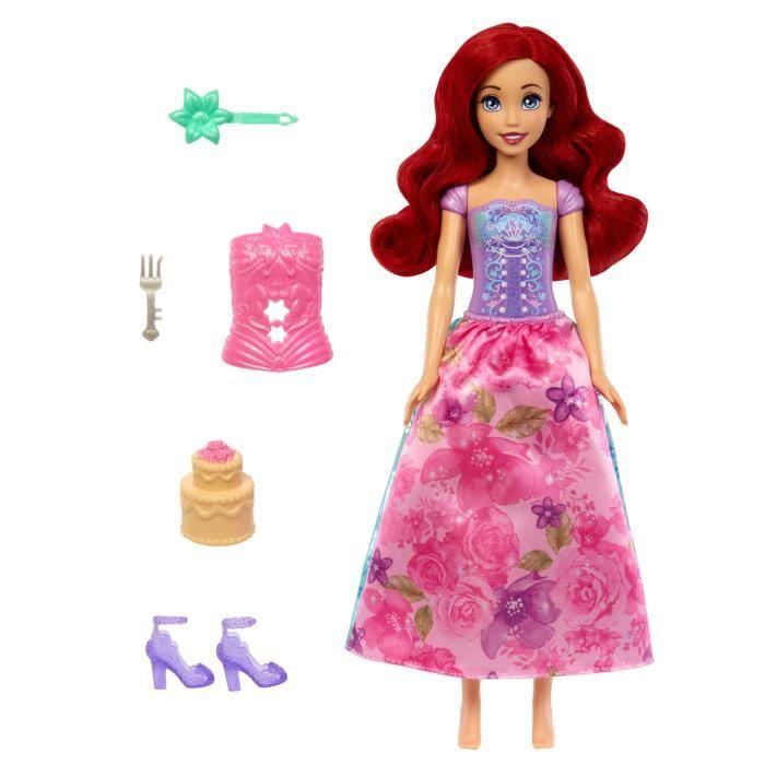 Spin & Reveal Ariel Mattel Poupée Disney Princesses avec 11 surprises HTV88