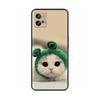 For Motorola Moto G32 Phone Case Heart-Butterfly Funda For Motorola Moto G32 MotoG32 Cover Protection Liquid Silicone Bumper