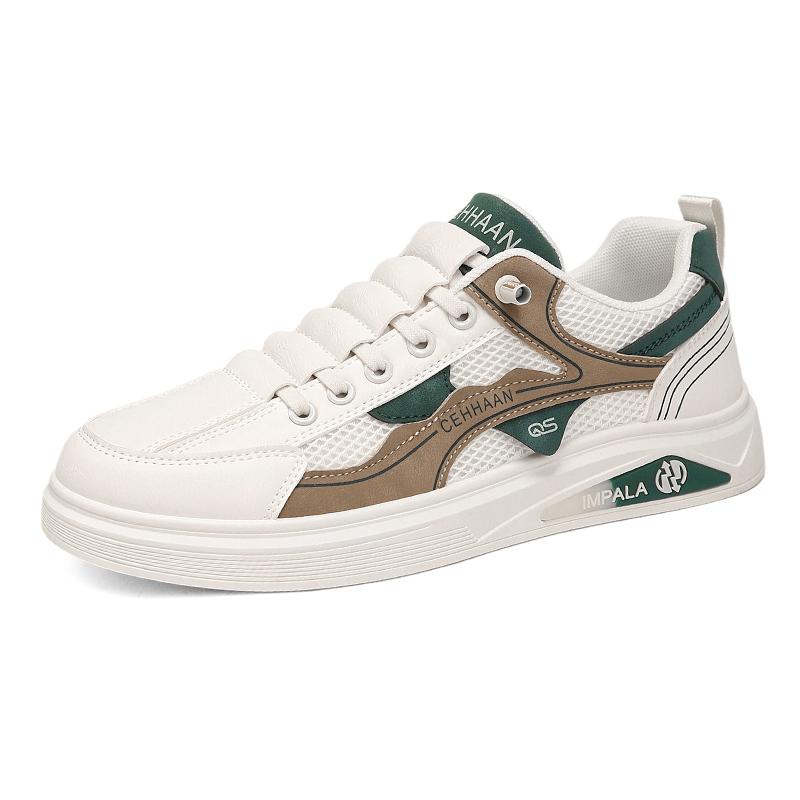 Summer Men's Low-Top Mesh Sports Casual Shoes Breathable Versatile Trendy Street Board Shoes for Students Adults Youth