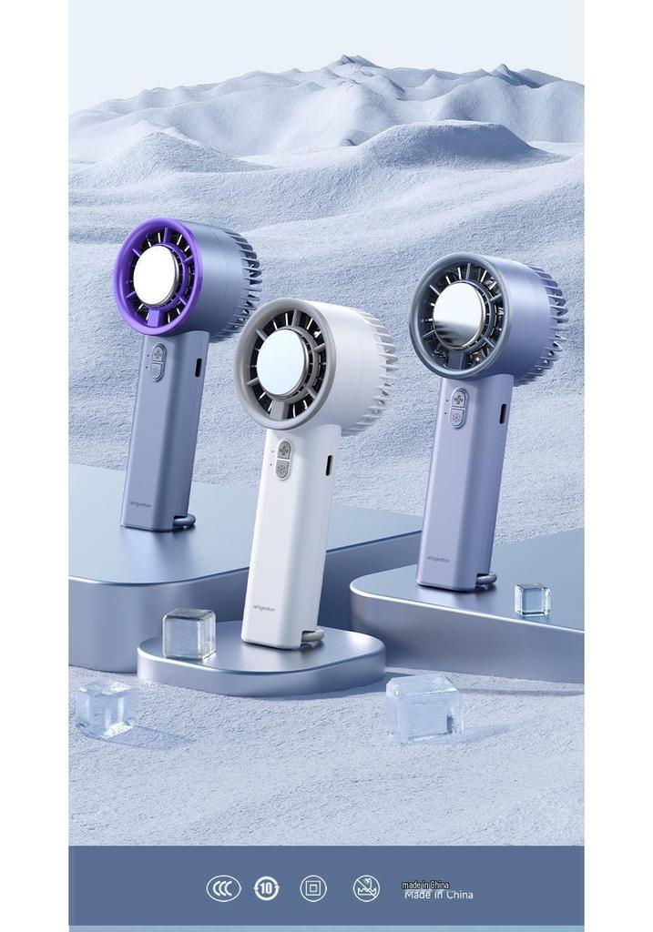 2025 Handheld Ice Cooling Fan: Multi-functional, Rechargeable, Powerful Wind, Semiconductor Technology - New Big Hit