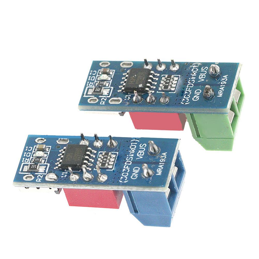 PD Fast Charging 5V~20V DIP Switch Adjustable DC Voltage Power Supply Module Blue Green 11 * 28mm Size