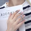 Silver Korean Tail Rings Protective Nail Rings Rings Sets Women Opening Rings Finger Nail Rings