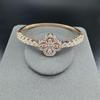 Luxury Diamond Four-Leaf Clover Bracelet - Elegant Valentine's Day Gift