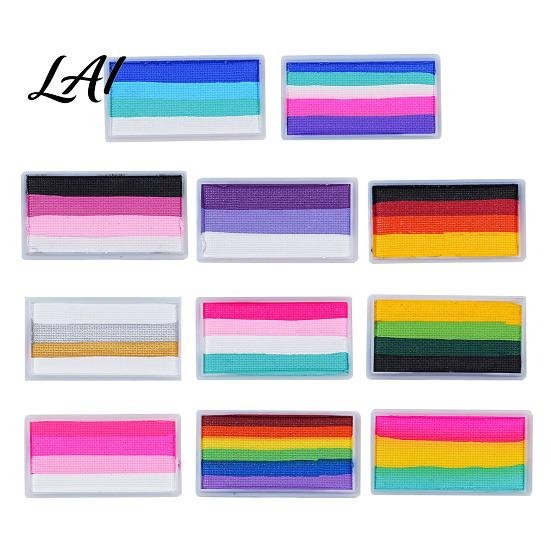Körperbemalung Farbe Regenbogen Gesichtspigment Hochpigmentierte Aquarellfarbe für Partys Langanhaltend & Kinder
