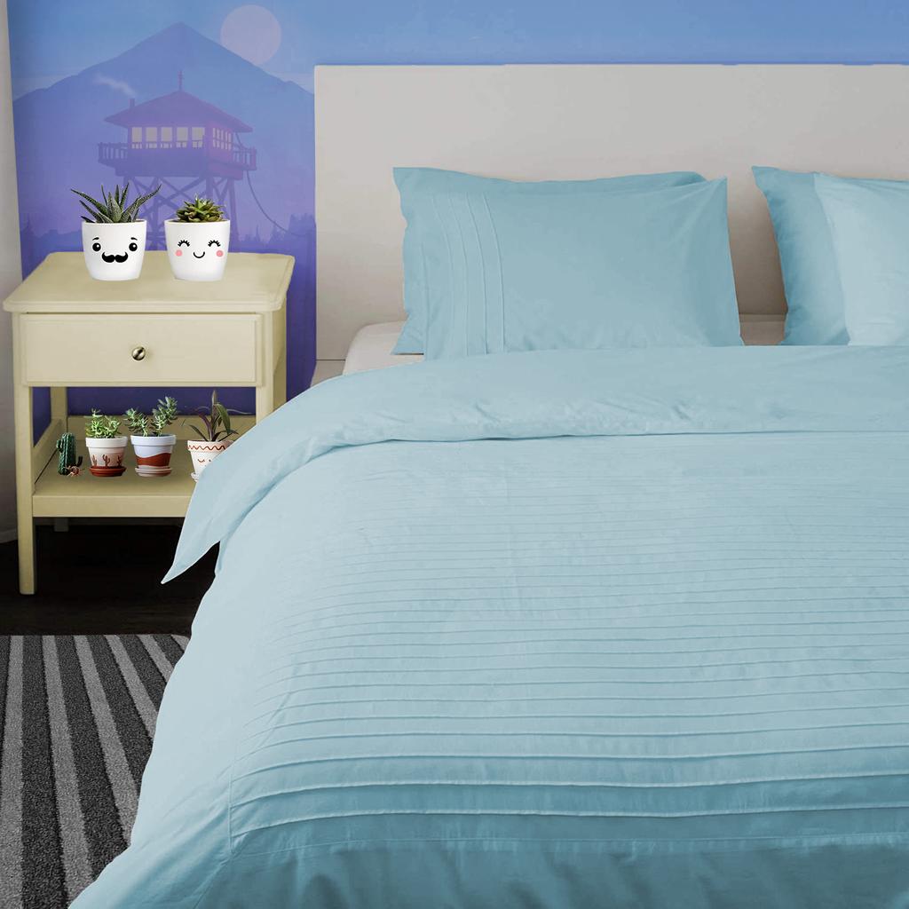 Moroccan Streak 3PC Duvet Cover Set in 100% Egyptian Cotton, 600TC - Multi Sizes & Colors
