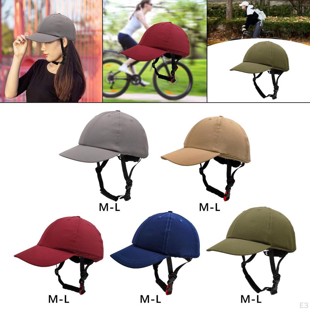 Bike Helmet Hat Baseball Cap Sunhat Fashion Cycling Sun Visor for Summer Camping Commuting