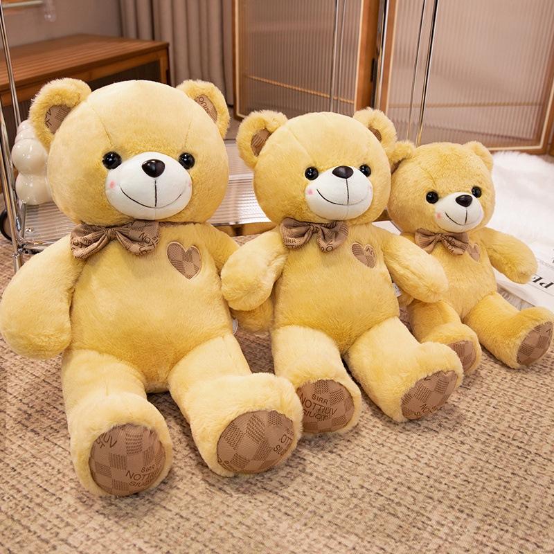 Cartoon Love Bear Teddy Bear Doll Plush Toy Hug Bear Doll Girl Company Soothing Doll