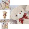 Adorable Plush Teddy Bear Stuffed Animal With Blush For Cute Bouquet Gifts