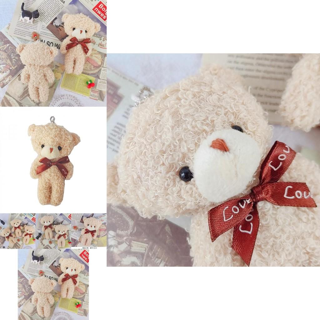 Adorable Plush Teddy Bear Stuffed Animal With Blush For Cute Bouquet Gifts