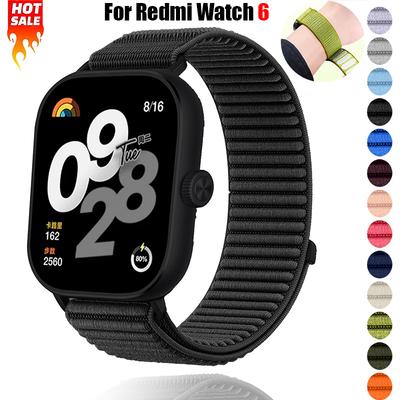 Novo Para Redmi Watch 6 5 4 Pulseira de Malha de Nylon Pulseira Respirável Para Xiaomi Mi Band 9 Pro/8 Pro Acessórios de Smartwatch