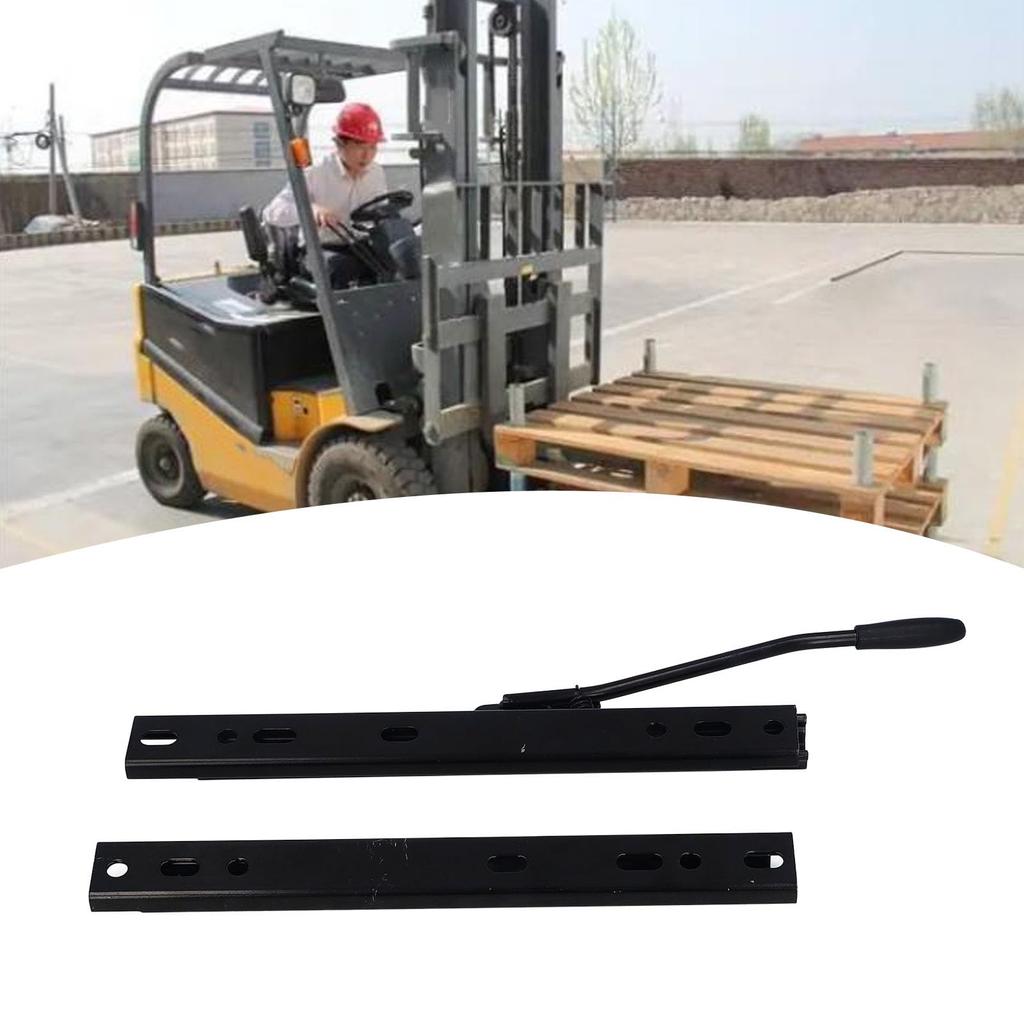 2 Pieces Car Seat Alloy Steel Track Bracket Rails for Linde 335 1275 Series Forklift Parts Accessories Sliders,