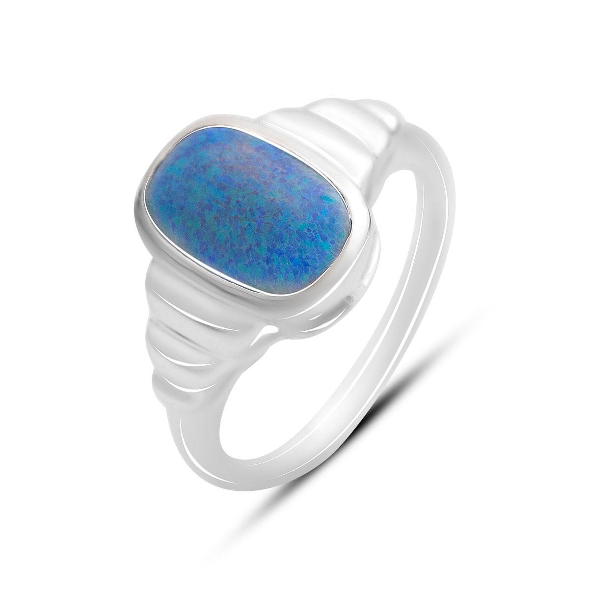 

Серебряное кольцо с опалом 1.442ct, вес изделия 3,87 гр (2170006) 18