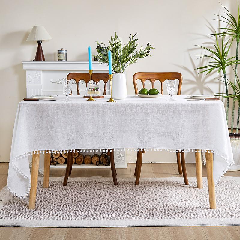 New Dust-proof and Heat-insulating Tablecloth Household Rectangular Dining Table Cloth Coffee Table Cover Cloth