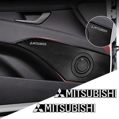 Auto Audio Dekor 3D Aluminium Abzeichen Emblem Aufkleber für Lancer Ralliart 10 3 9 EX Outlander 3 ASX L200 Zubehör