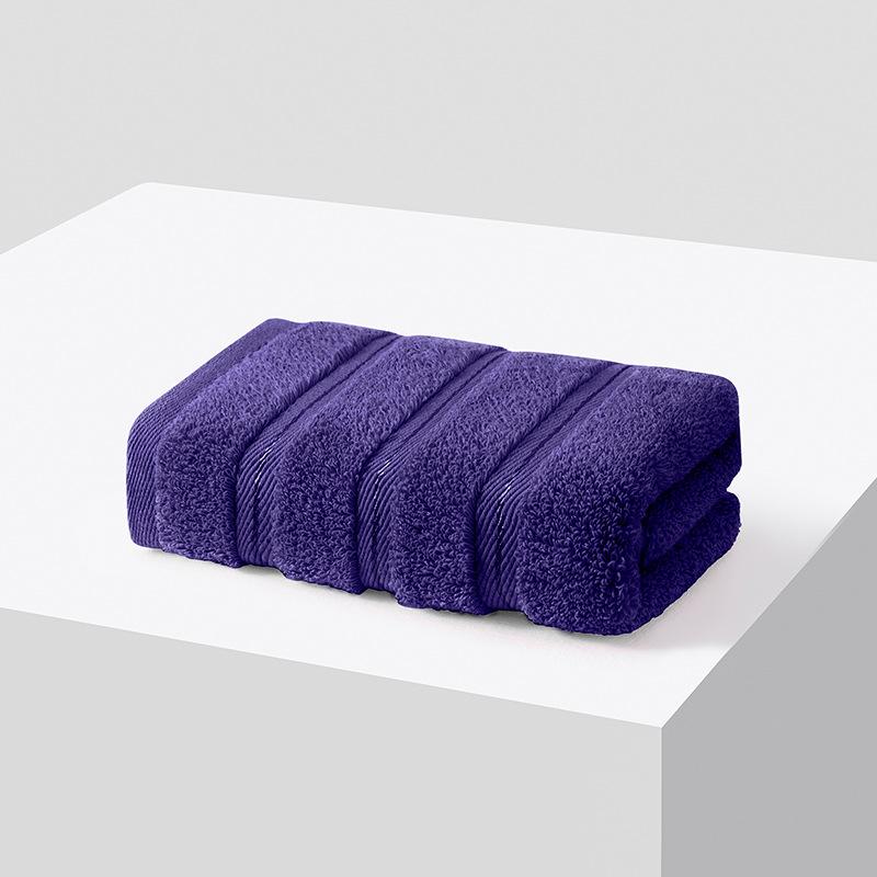 Vícebarevné ručníky z čisté bavlny, domácí hladké bavlněné ručníky na obličej lze vyšívat