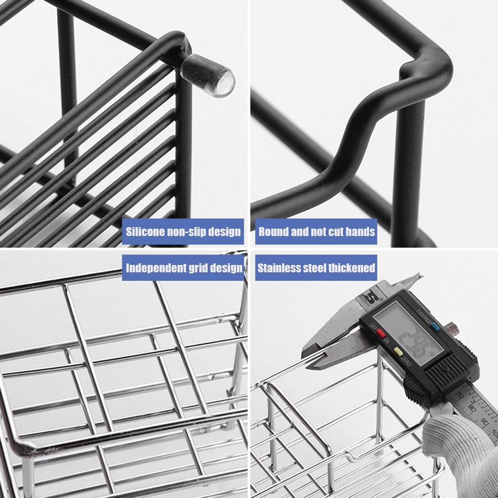 Stainless Steel Tooth Brush Holder Electric Toothbrush Holder Stand Multifunction Waterproof Punch Free Bathroom