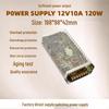 12V 10A 120W LED Strip Power Adapter AC110-240V Transformer