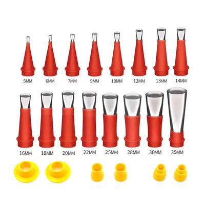 22Pcs Stainless Steel Caulk Nozzle Applicator Caulking Finisher Glue Tool Kitchen Bathroom Sink Silicone Sealant Finishing Tool