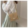 Straw bag new versatile small bag handmade cotton thread woven bag women's holiday wind messenger small square bag