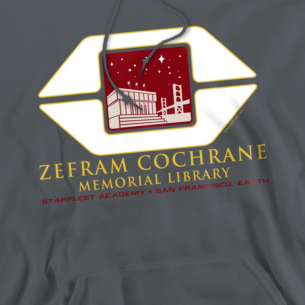 Star Trek Mens Cochrane Library Hoodie