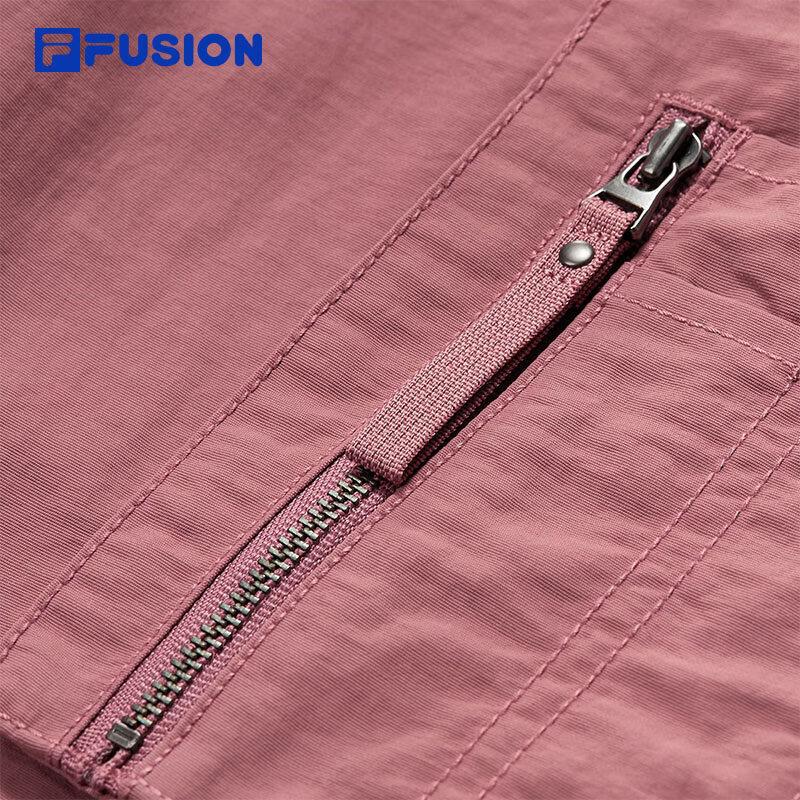 FILA FUSION Women's Casual Loose Woven Cargo Pants