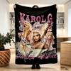 Karol G Print Blanket - Soft & Comfortable, for Bedroom, Travel, Sofa, Home Decoration - Birthday Christmas Gift for Friend