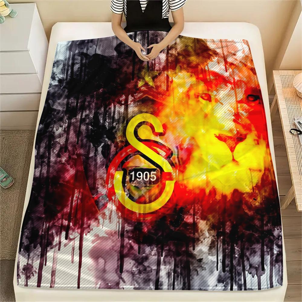 

Galatasaray S.K. Print Flannel Blanket, High quality Comfortable for All Seasons, Home Decor, Warmth and Comfort 80cm x 120cm