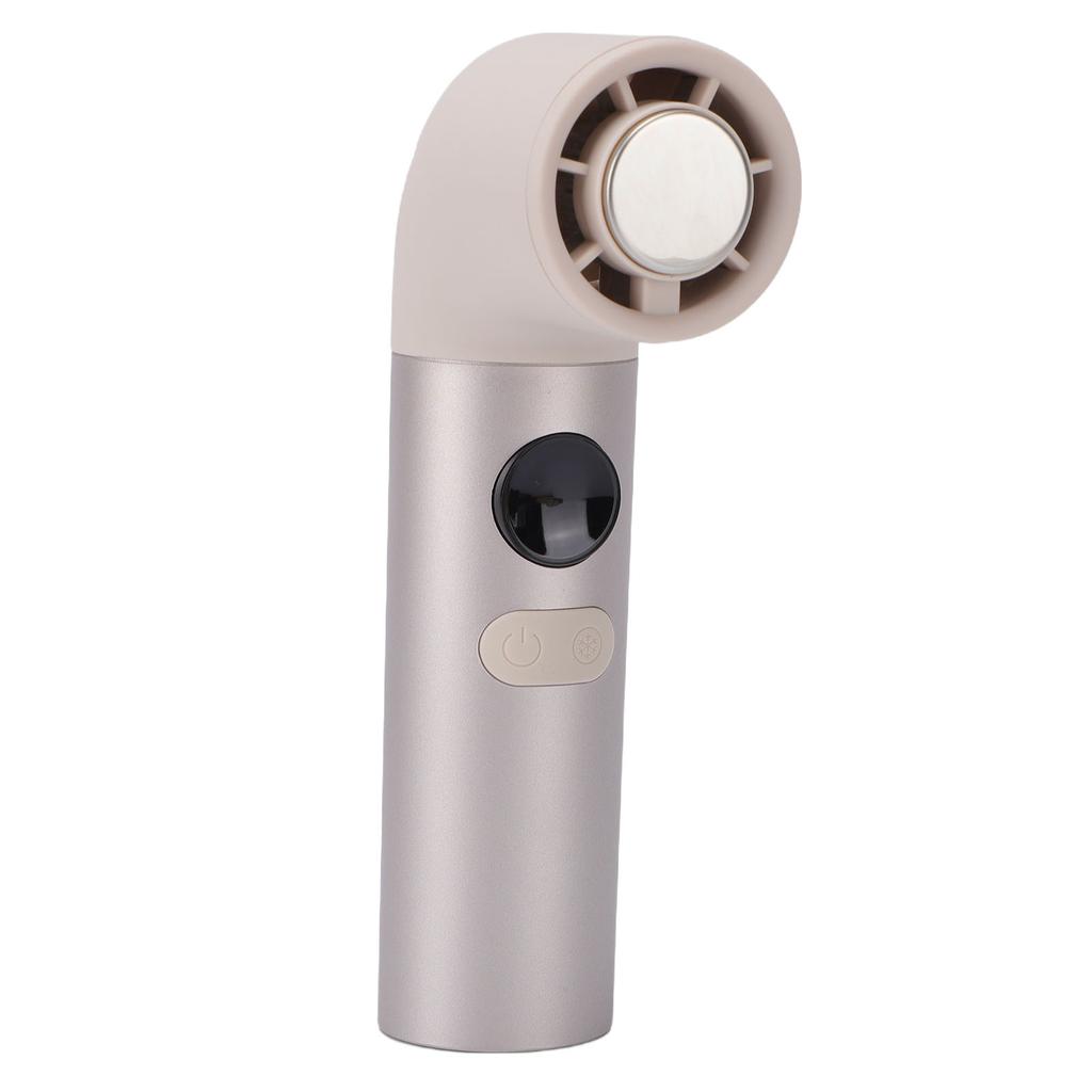 Portable Handheld Fan Ice Cooling Quiet 360 degrees Adjustable Curved Mini Handheld Fan with Lanyard for Travel Home