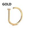 Women Fake Piercing Nose Ring Hoop Septum Non Piercing Nose Clip Rock HipHoop Stainless Steel Magnet Fashion Punk Body Jewelry