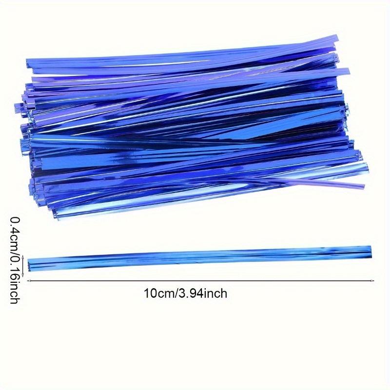 Metallische Drehverschlüsse sind perfekt zum Verschließen von Plastiktüten, als Geschenkband, als Brot- und Lebensmittelverpackungsband und als Bäckereizubehör.