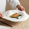 Shanhai Ceramic Tableware, Western-style Tableware, Flat Special-shaped Tableware, Cold Dish Set