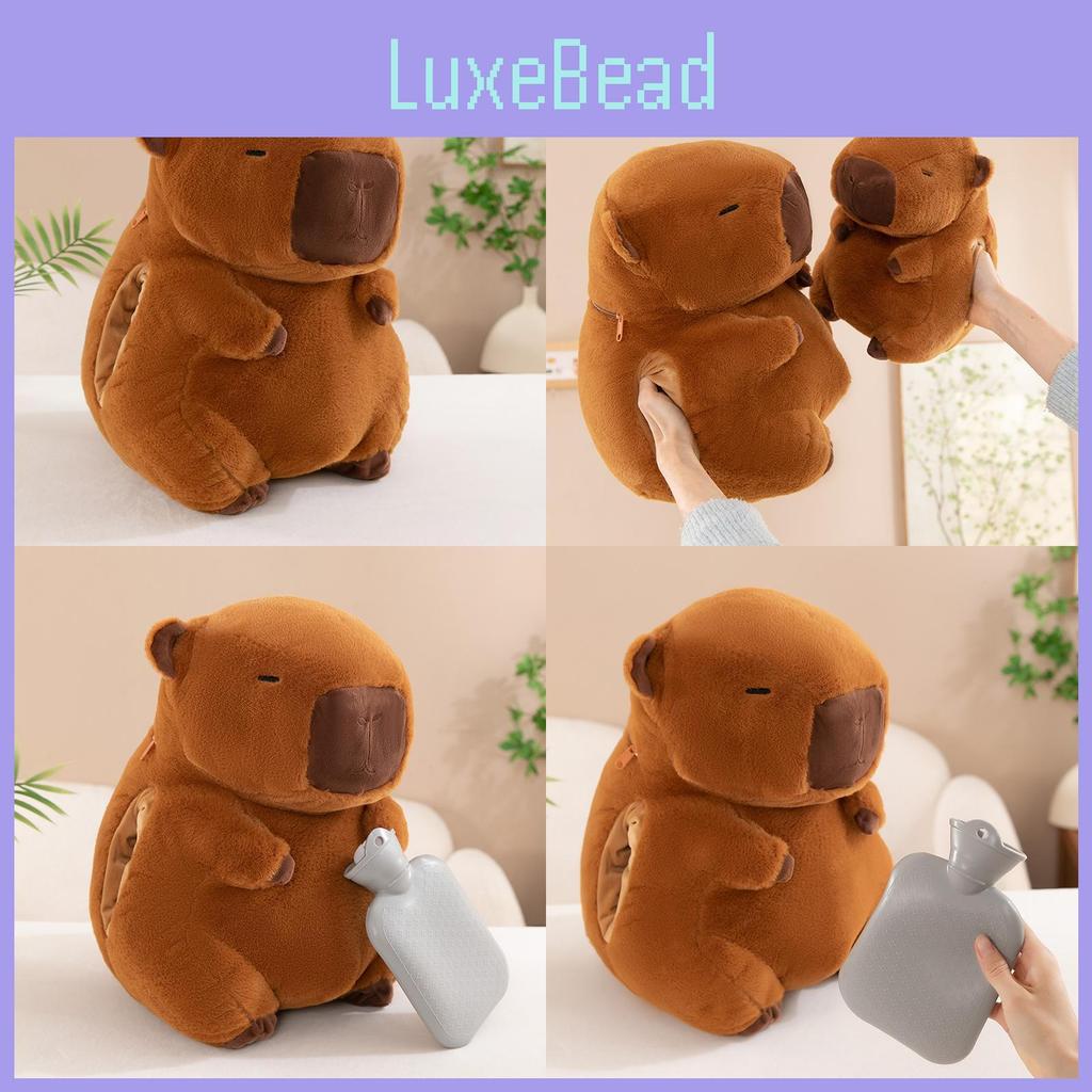 Warmer Capybara Hand Plush Toy Stuffed Animal Doll Cute Decoration Kids Gift
