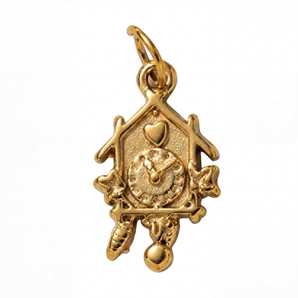 Stainless Steel Pendant: 18K Gold Electroplated, Long-lasting Color Retention