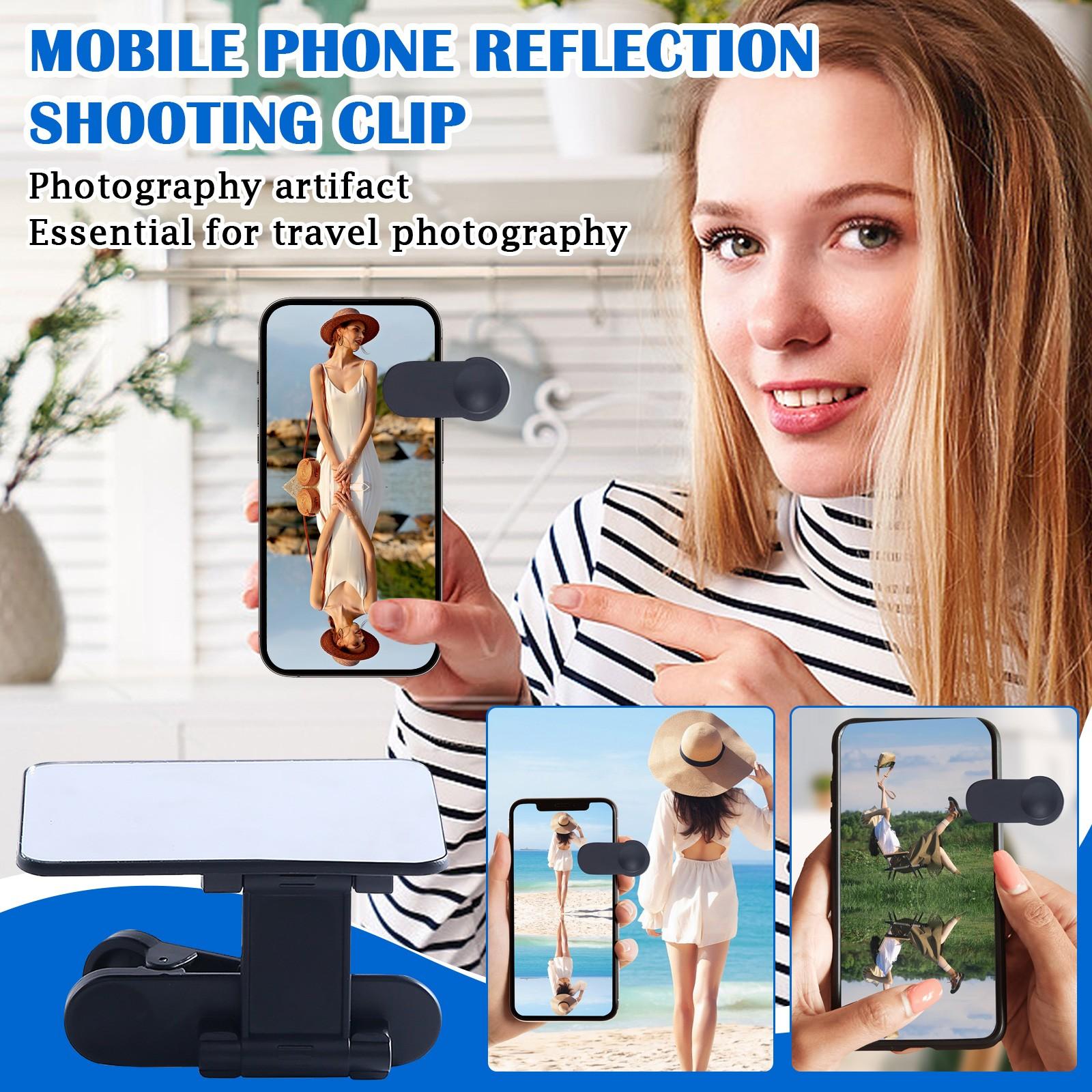 

HD Photography Mirror Assistant Phone Reflection Camera Clip One Size