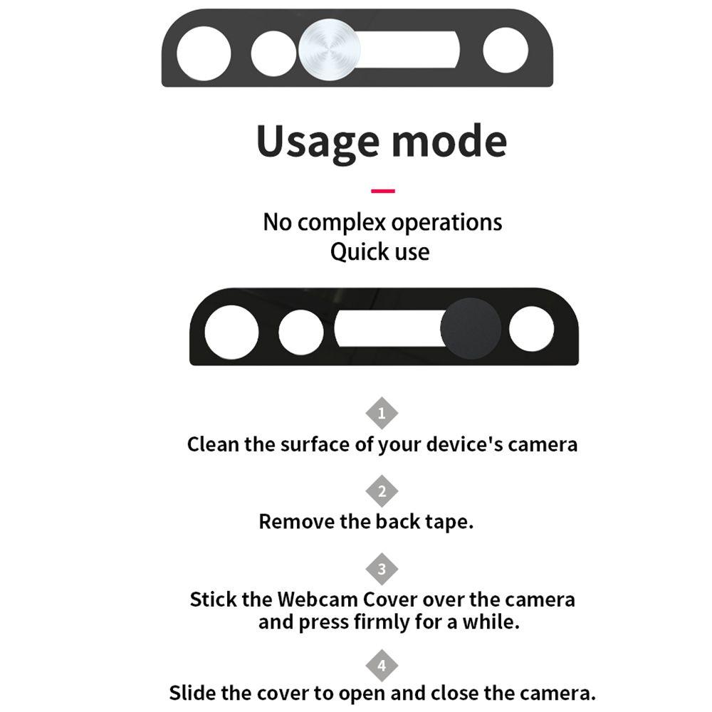 Phone Lens Metal Privacy Cap Webcam Cover Lens Sticker Front Camera Slider Accessories For iPhone X XS 11 12 ProMax Mini