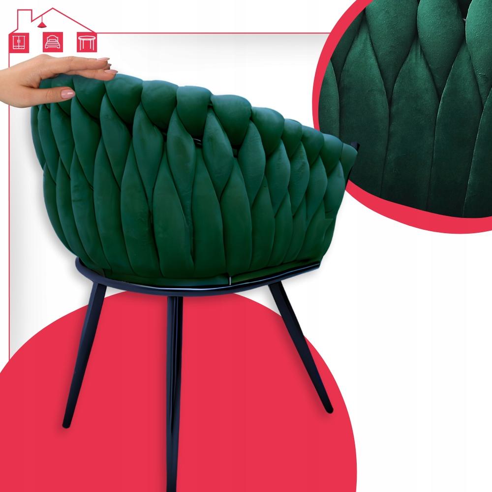 Tilo Freestanding Armchair Green Chair with Armrests Family Meble