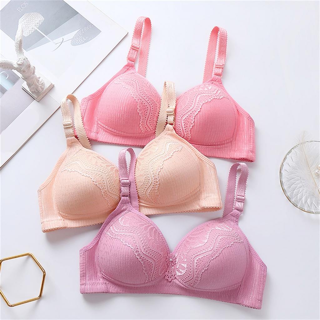 Women Wirefree  Fitness Top Sport Push Up Seamless Running Yoga Bra