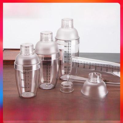 Hengzhi PC Resin Stainless Steel Cocktail Shaker Cup for Milk Tea Shops