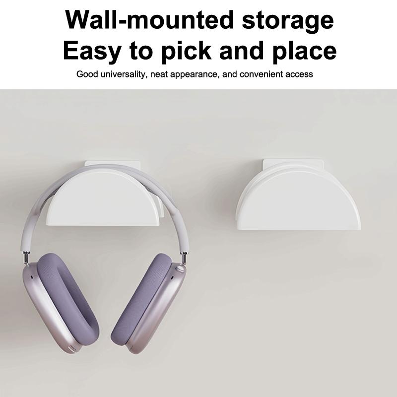 2 Peças Suporte Universal para Fones de Ouvido Gancho Adesivo de Parede Suporte sob a Mesa Suporte para Headset Suporte para Fone de Ouvido de Jogo