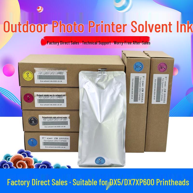 Low Odor Solvent Ink for Mutoh, Roland, Mimaki Outdoor Printers