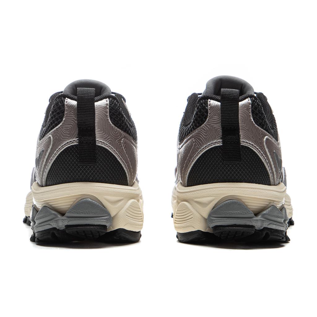 New LiNing Support 2.0 Trail V2 Anti Slip Wear Resistant Low Top Running Shoes Women's Black Gray ARXU024-3