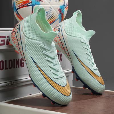 Football Shoes Society Professional Field AG/FG Studded Casual Soccer Sport Shoes Sport Wear Cleats Sneaker Non Football Boots for Slip'