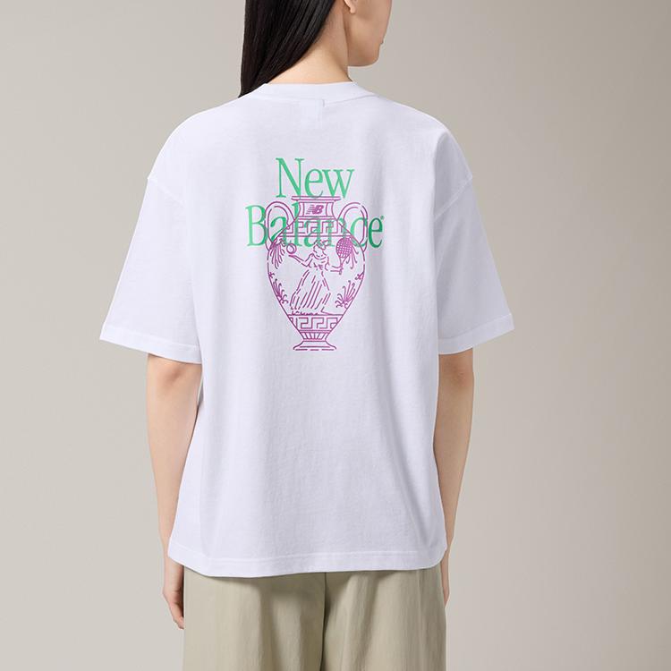 Women's T-Shirt New Balance SS25 T Shirt Women's White WT
