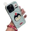 Fun hat animal patch for apple 17/16 pro mobile phone case iPhone15 meteorite pattern 13/12/14
